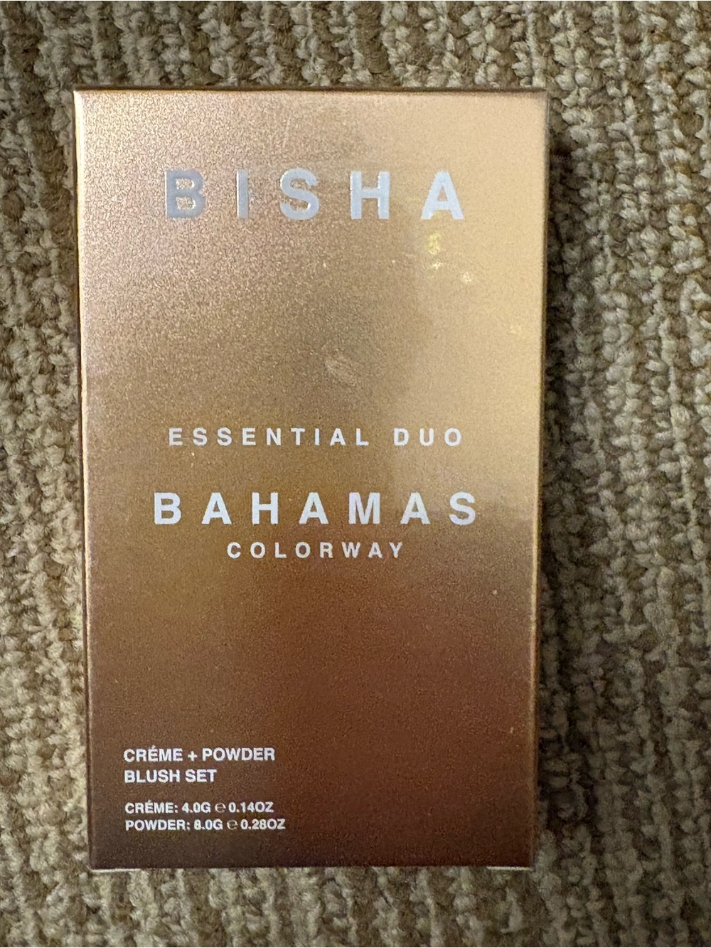 BISHA Bahamas Essential Duo Cream + Powder Blush Set - NWT